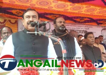 গোপালপুরে জামাতার পক্ষে ভোট চাইলেন শাহজাহান খান