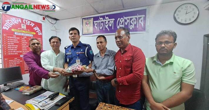 ঘাটাইলে প্রেসক্লাবের সাংবাদিকদের সাথে ওসির মতবিনিময় সভা অনুষ্ঠিত