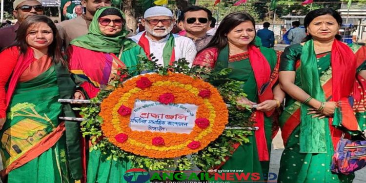 স্বাধীনতা দিবসে টাঙ্গাইলে সম্মিলিত সামাজিক আন্দোলনের শ্রদ্ধাঞ্জলি