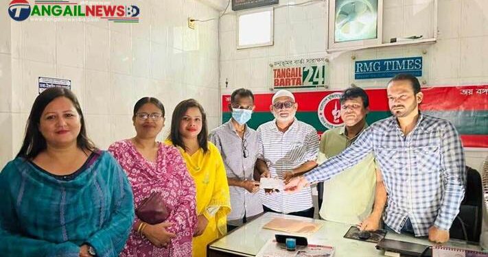 বীরপুত্র রবিনের চিকিৎসার্থে টাঙ্গাইল মুক্তিযোদ্ধা সন্তান সংসদ-এর সহযোগিতা