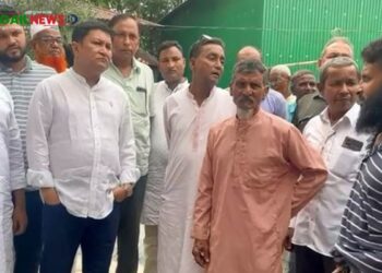 মির্জাপুরে অগ্নিকান্ডে ক্ষতিগ্রস্থ পরিবারের পাশে শুভ এমপি