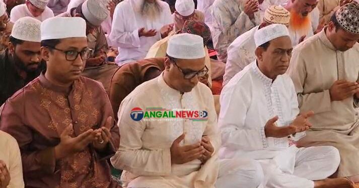 টাঙ্গাইলের দুই হাজার ৮২টি স্থানে ঈদের নামাজ অনুষ্ঠিত
