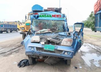 কালিহাতীতে সড়ক দুর্ঘটনায় পিকআপ ভ্যানের চালক ও হেলপার নিহত