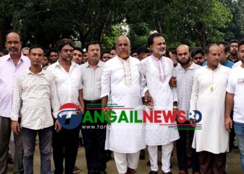 ভূঞাপুরে মিলাদের নামে আওয়ামী লীগ নেতার মিটিং ॥ প্রতিবাদে বিএনপির মিছিল