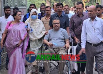 টাঙ্গাইলের সাবেক মেয়র মুক্তি আদালতে হাজিরা দিয়ে বের হয়ে আটক