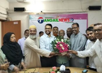 নাগরপুরে ইউএনওর সাথে শিক্ষকদের শুভেচ্ছা বিনিময়