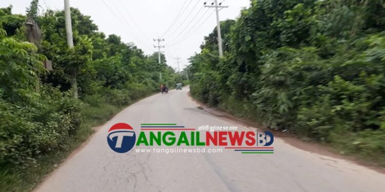 গোড়াই-সখীপুর সড়কে গুলি করে ফিল্মি স্টাইলে ব্যাগ ভর্তি ৮০ লাখ টাকা ছিনতাই