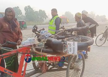 কালিহাতীতে সড়ক দুর্ঘটনায় মোটরসাইকেল চালক ও আরোহী নিহত