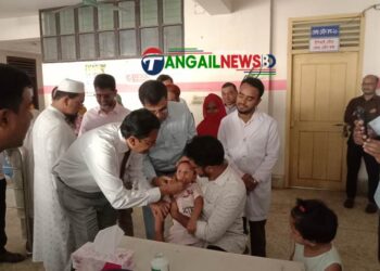 মধুপুরে জাতীয় ভিটামিন এ প্লাস ক্যাপসুল ক্যাম্পেইন অনুষ্ঠিত 