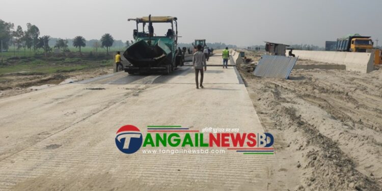 ঈদ এলেই টাঙ্গাইল-যমুনা সেতু মহাসড়কে তড়িঘড়ি কাজ শুরু হয়