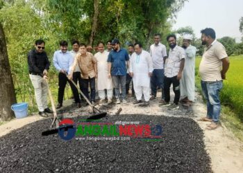 মির্জাপুর পৌরসভায় রাস্তা পাকাকরণ কাজের উদ্বোধন