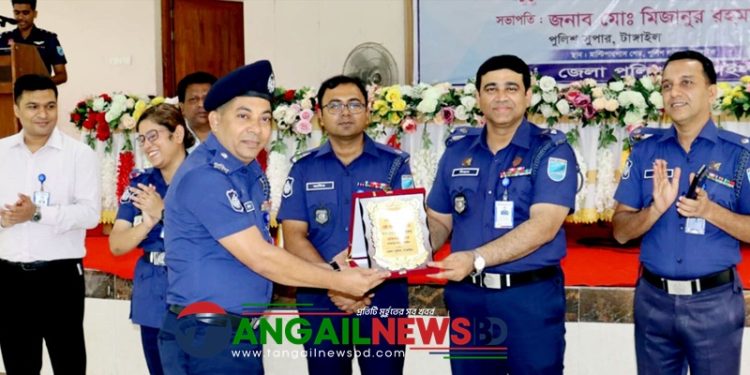 টাঙ্গাইল জেলার শ্রেষ্ঠ ওসি নির্বাচিত হলেন রফিকুল ইসলাম