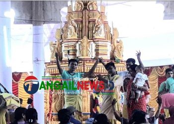 কালীপুর লোকনাথ ব্রহ্মচারী আশ্রমে কীর্তন শুরু