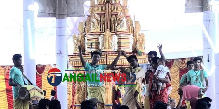কালীপুর লোকনাথ ব্রহ্মচারী আশ্রমে কীর্তন শুরু