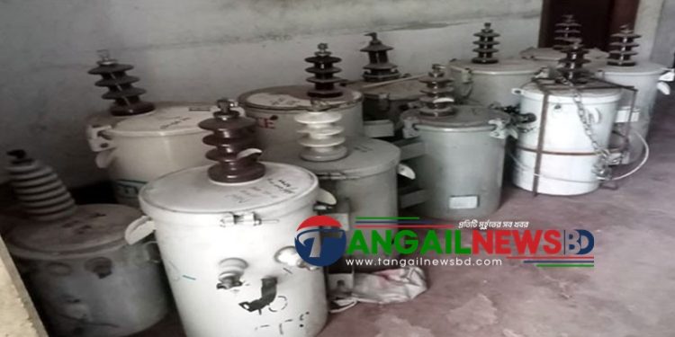 টাঙ্গাইলের ৫ উপজেলায় পল্লী বিদ্যুতের ট্রান্সফরমার চুরির হিড়িক