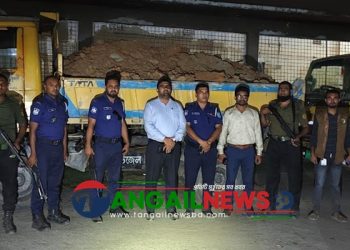 কালিহাতীতে অবৈধভাবে মাটিকাটা বন্ধে মধ্য রাতে ইউএনওর অভিযান