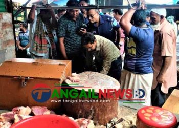 টাঙ্গাইলের বটতলায় গরু ব্যবসায়ীকে ৫০ হাজার টাকা জরিমানা