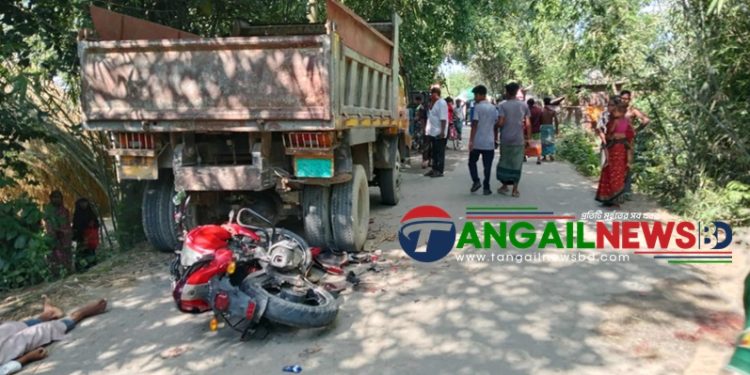 গোপালপুরে বেপরোয়া গতির মোটরসাইকেলের ধাক্কায় নিহত স্কুল ছাত্র