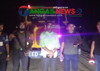 কালিহাতীতে বালু ও মাটি কাটার বিরুদ্ধে ইউএনওর অভিযান অব্যাহত