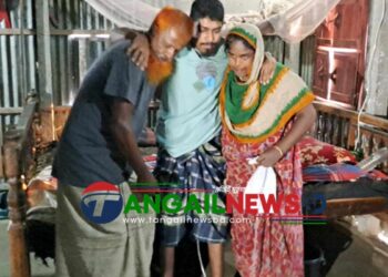 মে দিবসে ঘাটাইলে নির্মান শ্রমিকের সালমানের বাঁচার আহাজারি