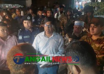 মির্জাপুরে সড়কে ব্যবসা প্রতিষ্ঠান করায় ৩ ব্যবসায়ীর জরিমানা