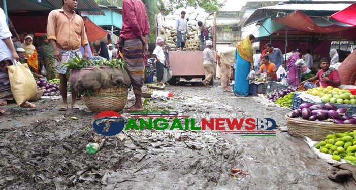 টাঙ্গাইল শহরের পার্ক বাজার জনদূর্ভোগের আরেক নাম
