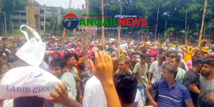 বাসাইলে ত্রাণ নিতে গিয়ে হিট স্ট্রোকে নারীর মৃত্যু ॥ অসুস্থ ৪ জন