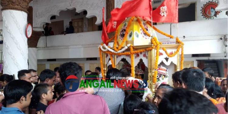 টাঙ্গাইল বড় কালীবাড়িতে রথযাত্রা উৎসব শুরু
