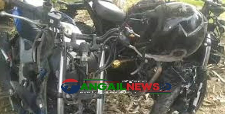 ঘাটাইলে দুই মোটরসাইকেলের মুখোমুখি সংঘর্ষে যুবকের মৃত্যু ॥ তিনজন আহত