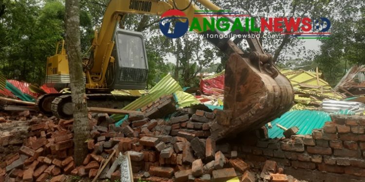 মির্জাপুরে সরকারি জমি দখলের অপরাধে একজনের ৬ মাসের জেল