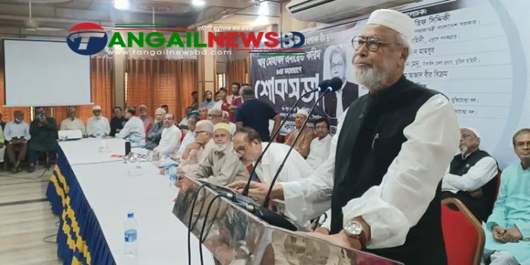 মুক্তিযোদ্ধাকে জুতার মালা পরায় তাদের পরিণতিও একই হবে- কাদের সিদ্দিকী