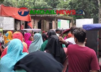 কালিহাতীতে ট্রাকের চাকায় পিষ্ট হয়ে নারী নিহত