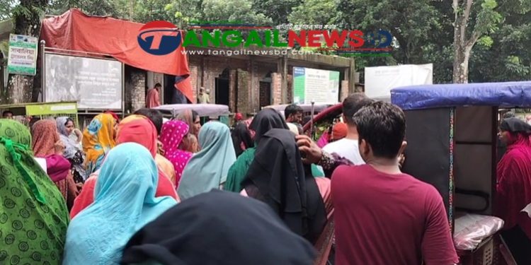কালিহাতীতে ট্রাকের চাকায় পিষ্ট হয়ে নারী নিহত