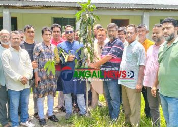 নাগরপুরে কৃষকদলের বৃক্ষরোপন কর্মসূচী সম্পন্ন