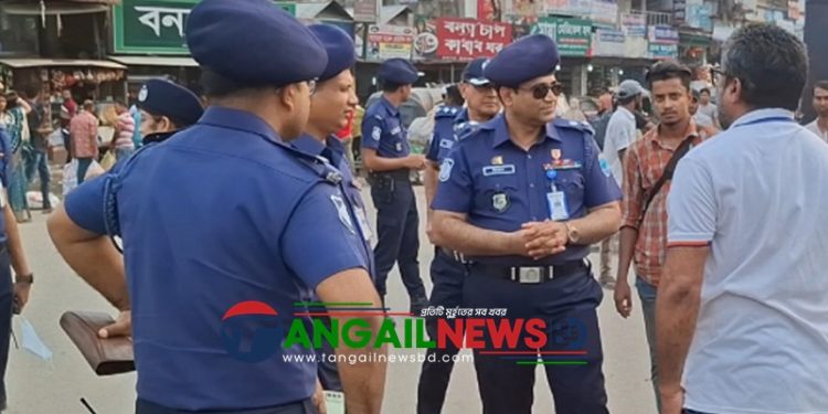 ঈদযাত্রায় টাঙ্গাইলের ৬৫ কিলোমিটার মহাসড়কে ৬০০ পুলিশ মোতায়েন