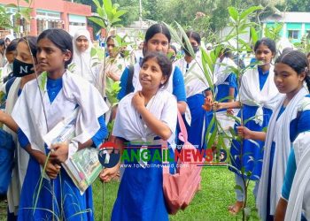 টাঙ্গাইলে স্কুল কলেজ ও শিক্ষা প্রতিষ্ঠানে টুকুর পক্ষ  থেকে বৃক্ষরোপণ