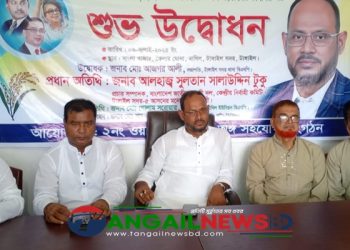 টাঙ্গাইলে সালাউদ্দিন টুকুর নির্বাচনী এলাকা পরিদর্শন