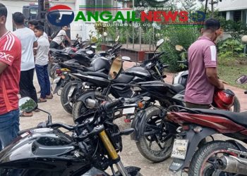 মির্জাপুরে পরীক্ষা কেন্দ্রে সাত মোটরসাইকেল চালকের জরিমানা