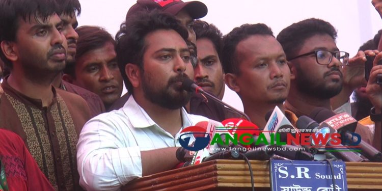 পিন্ডি ভেঙেছি দিল্লির দাসত্ব করার জন্য নয়- নাহিদ ইসলাম