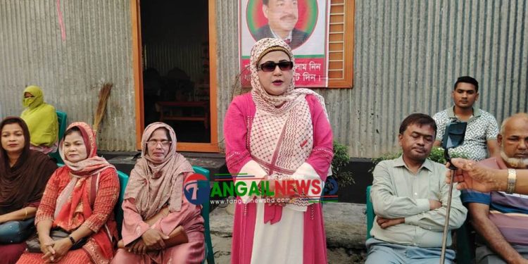 টাঙ্গাইলের দাইন্যা ইউনিয়নে টুকুর পক্ষে উঠান বৈঠক অনুষ্ঠিত