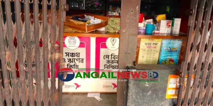 গোপালপুরে বড়খালি বাজারে ১৩টি তালা ভেঙ্গে দোকানে চুরি
