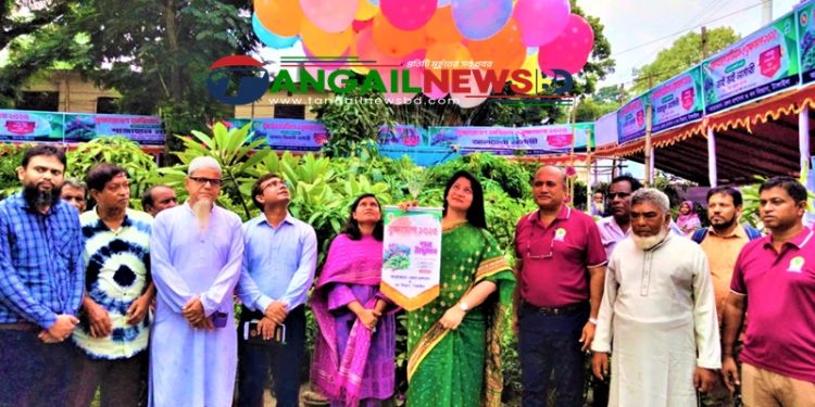টাঙ্গাইল পৌর উদ্যানে সপ্তাহব্যাপী বৃক্ষ মেলার উদ্বোধন