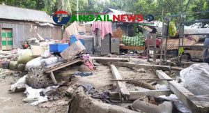 ধনবাড়িতে বাড়ী ভাংচুর ও লুটপাটের ঘটনার মামলায় কোনো আসামি গ্রেফতার হয়নি
