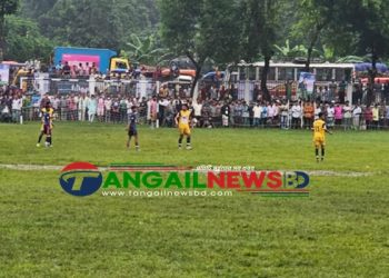 সূচনা কালিহাতী গোল্ডকাপ ফুটবল টুর্নামেন্টের উদ্বোধন