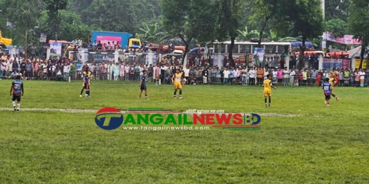 সূচনা কালিহাতী গোল্ডকাপ ফুটবল টুর্নামেন্টের উদ্বোধন