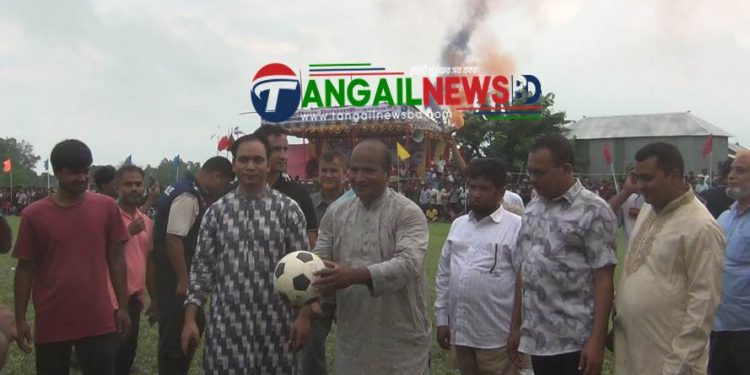 নাগরপুরে ভাদ্রা ফুটবল টুর্নামেন্টের ১ম সেমিফাইনাল অনুষ্ঠিত