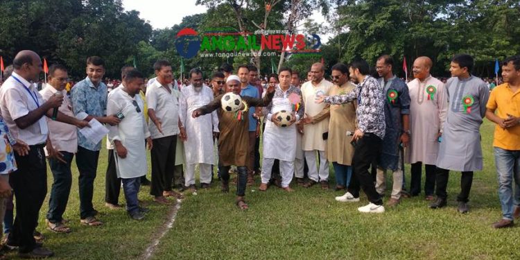 নাগরপুরে ভাদ্রা ফুটবল টুর্নামেন্ট অনুষ্ঠিত