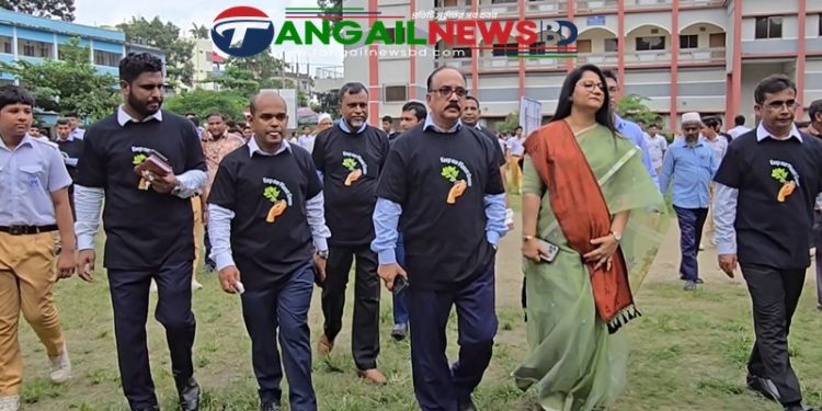 টাঙ্গাইলে চার হাজার বৃক্ষ রোপণ কর্মসুচীর উদ্বোধন