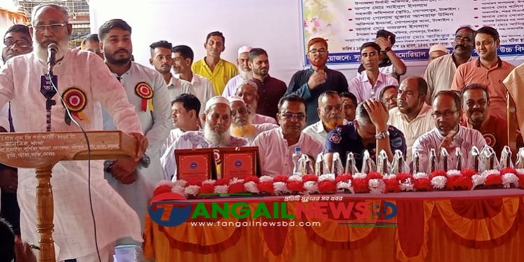 গোপালপুরে এসএসসি জিপিএ-৫ প্রাপ্ত শিক্ষার্থীদের সংবর্ধনা