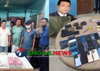 জুয়ার আসর থেকে টাঙ্গাইল সদর উপজেলা বিএনপির সভাপতিসহ আটক ৩৫ জন